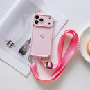 Case Coração com Alça para iPhone