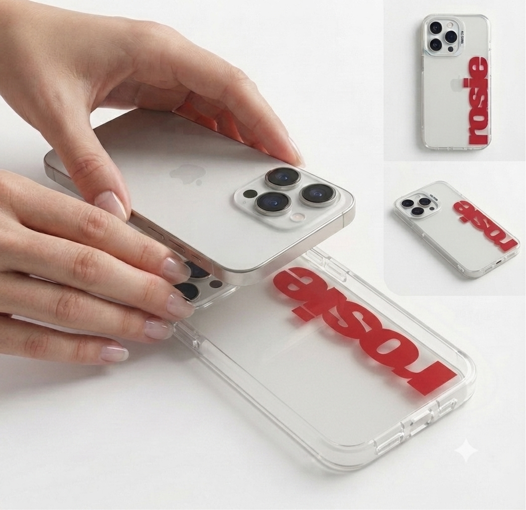 Case Prata Minimalista ROSIE para iPhone