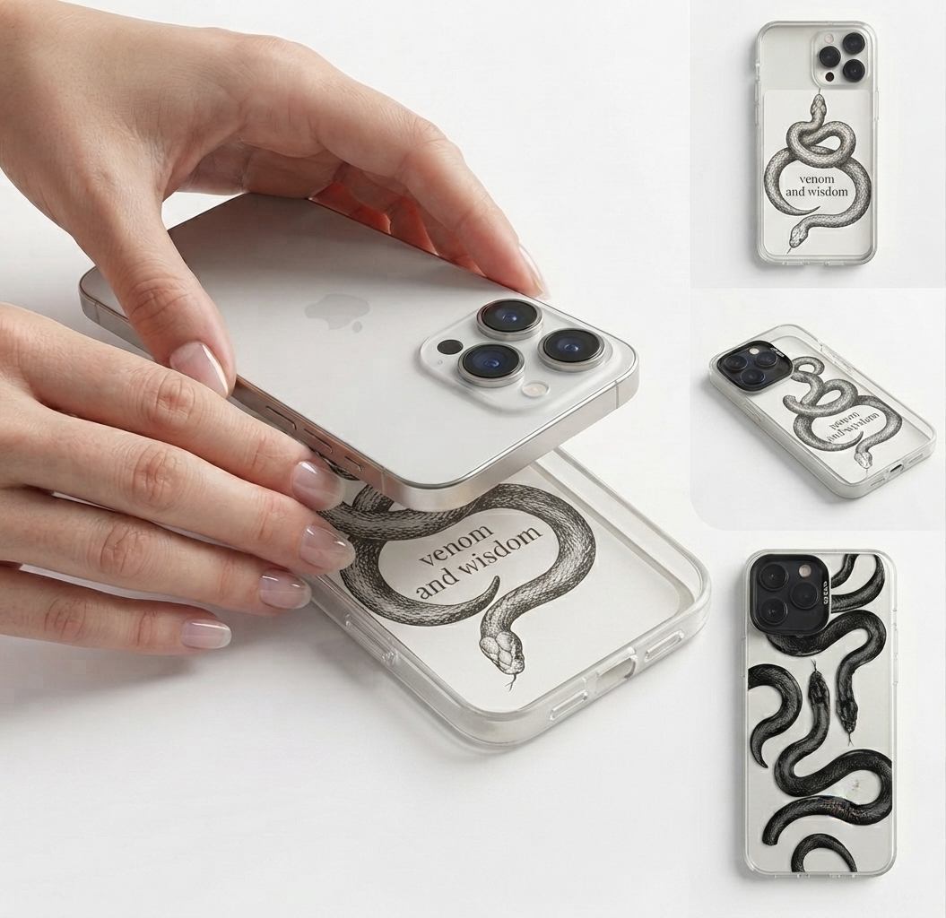 Case iPhone Estampa Cobra