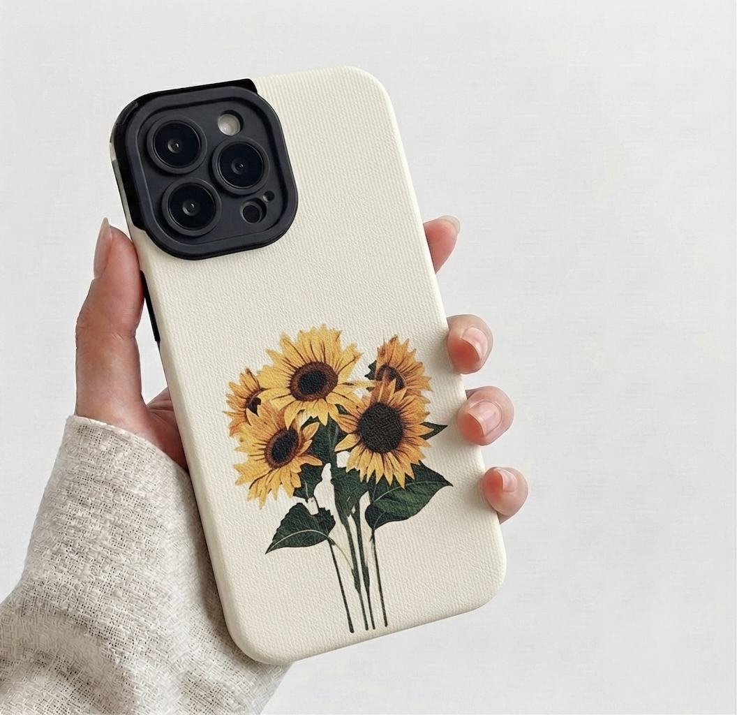 Case IPhone Estampa Girassol