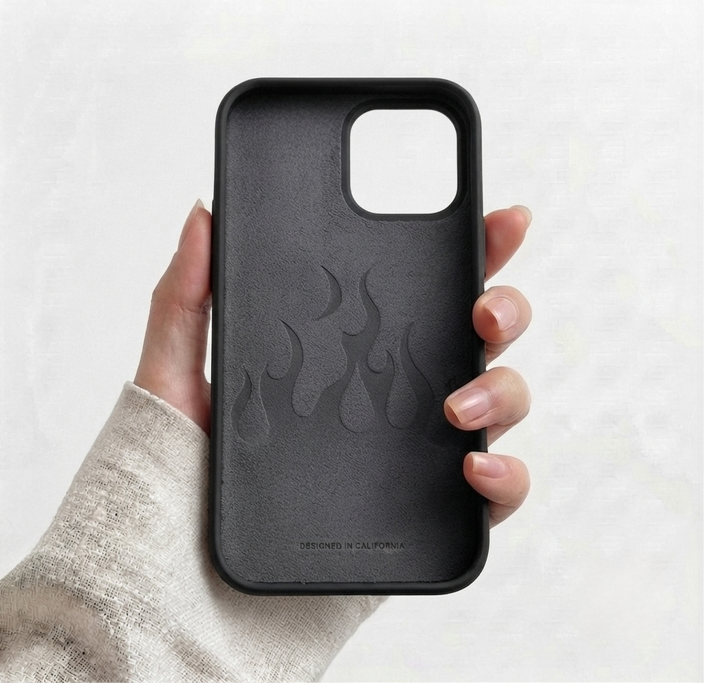 Case IPhone fire black
